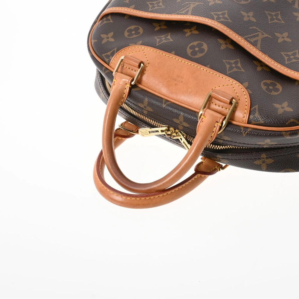 LOUIS VUITTON Monogram Trouville Brown Canvas Handbag - Picture 3 of 11